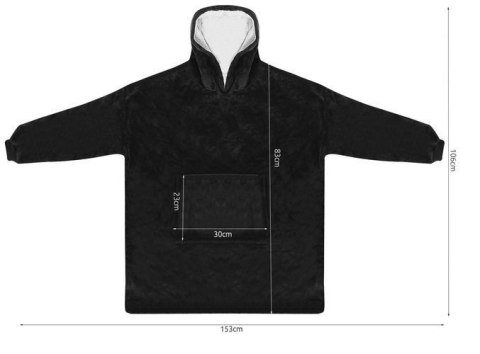 BLUZA XXL - KOC CZARNY BLUZA XXL - KOC CZARNY