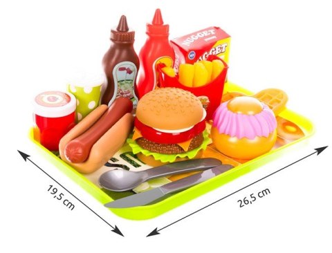 FAST FOOD ZESTAW ZABAWKOWY