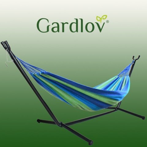 HAMAK OGRODOWY 200X150CM ZE STELAŻEM