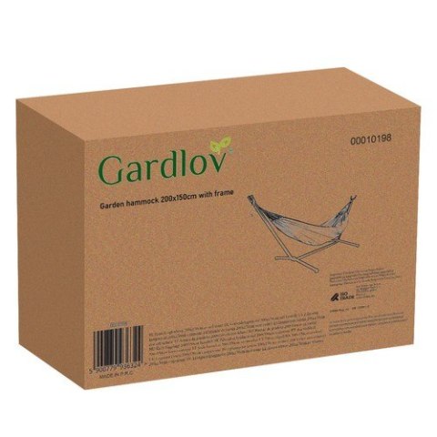 HAMAK OGRODOWY 200X150CM ZE STELAŻEM