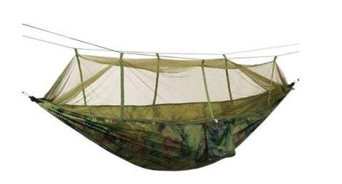 HAMAK TURYSTYCZNY SANTIAGO ARMY 260X140CM NET HAMAK TURYSTYCZNY SANTIAGO ARMY 260X140CM NET
