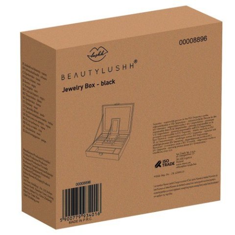 KUFEREK NA BIŻUTERIĘ - CZARNY BEAUTYLUSHH
