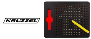 TABLICA + KULKI MAGNETYCZNE + RYSIK Z MAGNESEM