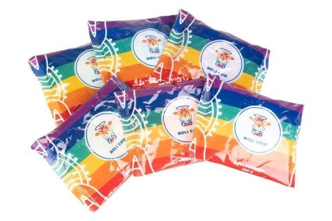 KOLOROWY PROSZEK HOLI- ZESTAW 6X100G