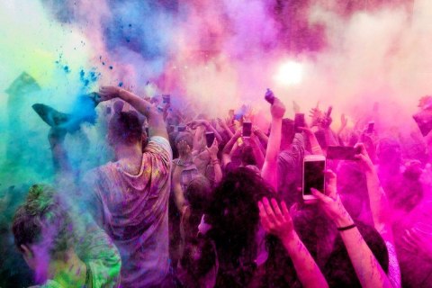 KOLOROWY PROSZEK HOLI- ZESTAW 6X100G