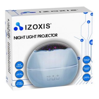 LAMPKA NOCNA Z PROJEKTOREM- NIEBIESKA LP16858