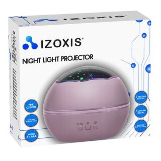 LAMPKA NOCNA Z PROJEKTOREM- RÓŻOWA LP16859
