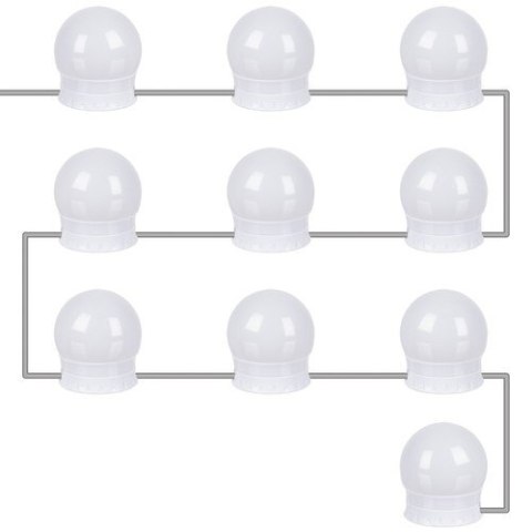 LAMPKI LED NA LUSTRO/ DO TOALETKI- 10SZT.