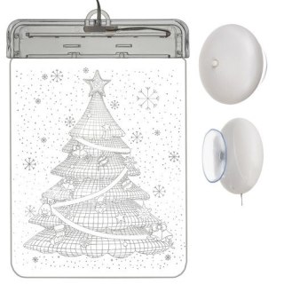 WITRAŻ LED 3D- CHOINKA