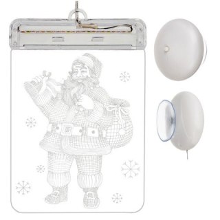 WITRAŻ LED 3D- MIKOŁAJ