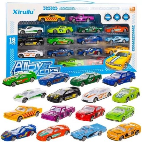 AUTKA KOLOROWE/RESORAKI 1:64- 16SZT. KRUZZEL 20352