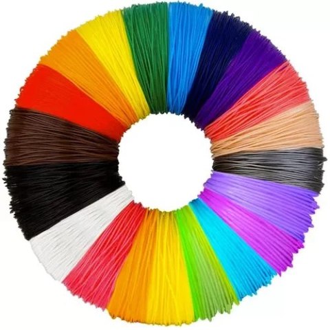 FILAMENTY PLA 3D- 20SZT. X 20M KRUZZEL 19876