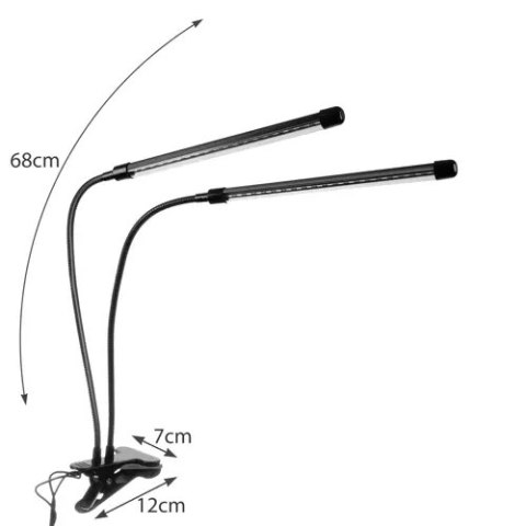 LAMPA 20 LED 2SZT. DO WZROSTU ROŚLIN GARDLOV 19241