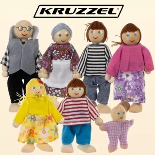 MINIATUROWE LALKI- 7SZT. KRUZZEL 19764