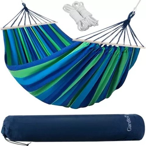 HAMAK OGRODOWY DWUOSOBOWY 260X160CM GARDLOV 21078