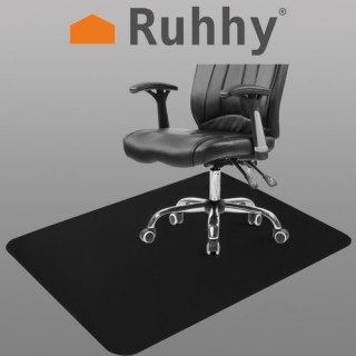 MATA OCHRONNA POD KRZESŁO 90X130CM RUHHY - CZARNA