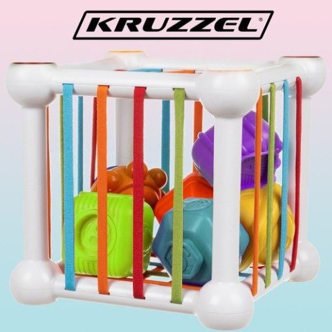 SORTER- KOSTKA SENSORYCZNA KRUZZEL 20377 SORTER- KOSTKA SENSORYCZNA KRUZZEL 20377
