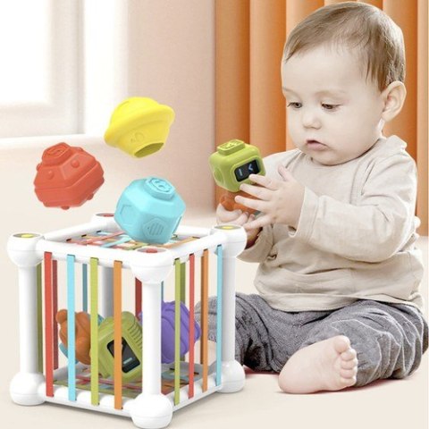 SORTER- KOSTKA SENSORYCZNA KRUZZEL 20377 SORTER- KOSTKA SENSORYCZNA KRUZZEL 20377