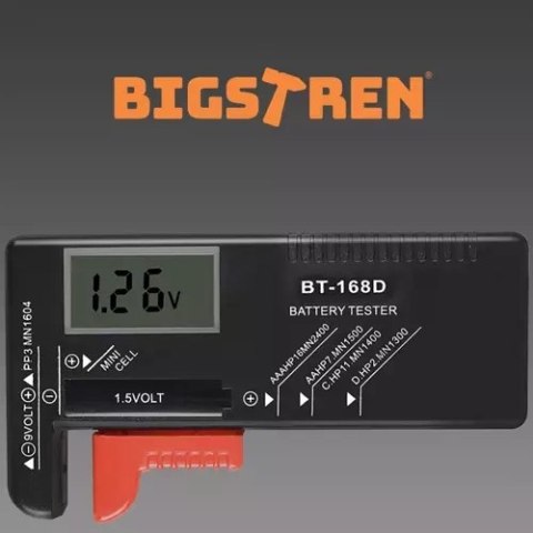 TESTER/ MIERNIK BATERII BIGSTREN 19898