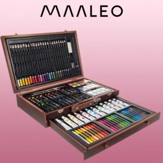 ZESTAW DO MALOWANIA W WALIZCE- 129SZT MAALEO 21644