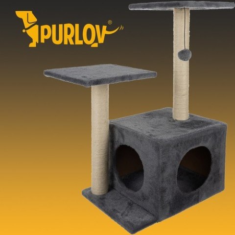 DRZEWKO DLA KOTA 71CM SZARE PURLOV 21712