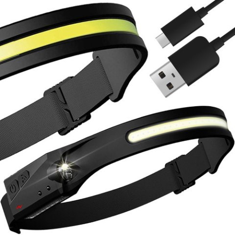 LATARKA CZOŁOWA LED USB TRIZAND 21652