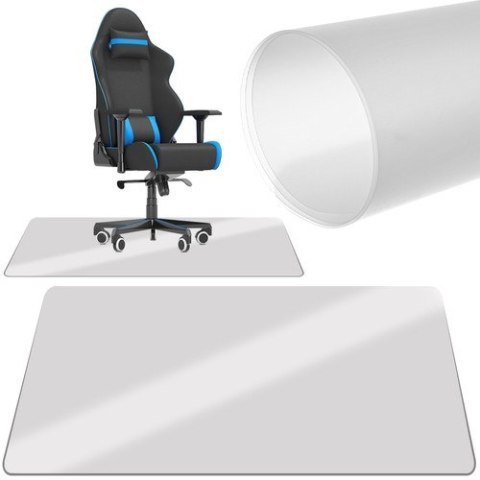 MATA OCHRONNA POD KRZESŁO 100X140CM RUHHY- MLECZNA