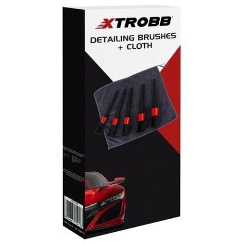 PĘDZLE DETAILINGOWE + ŚCIERECZKA XTROBB 21449