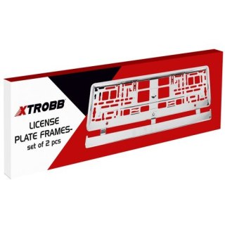 RAMKA POD TABLICE REJESTRACYJNĄ 2SZT. XTROBB 22048