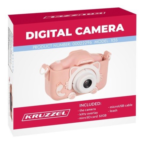 APARAT CYFROWY RÓŻOWY KRUZZEL AC22296