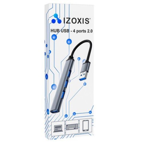 HUB USB- 4 PORTY 3.0 + 2.0 IZOXIS 21940