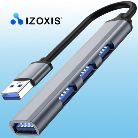HUB USB- 4 PORTY 3.0 + 2.0 IZOXIS 21940