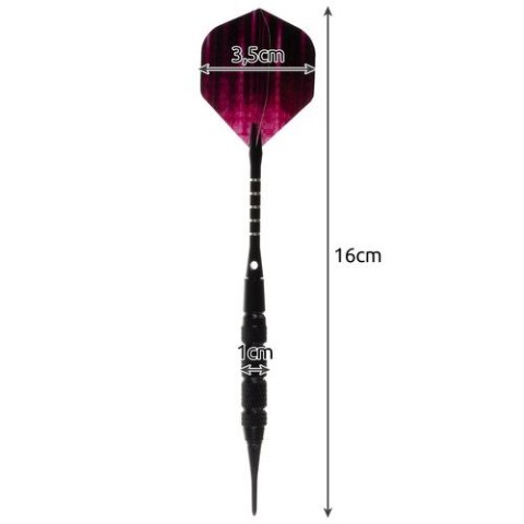 RZUTKI DART ZESTAW 12SZT + AKCESORIA TRIZAND 21629