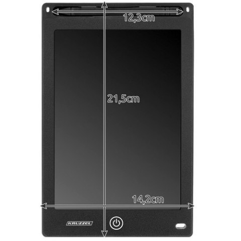 TABLET DO RYSOWANIA 8,5" CZARNY KRUZZEL 22454 TABLET DO RYSOWANIA 8,5" CZARNY KRUZZEL 22454