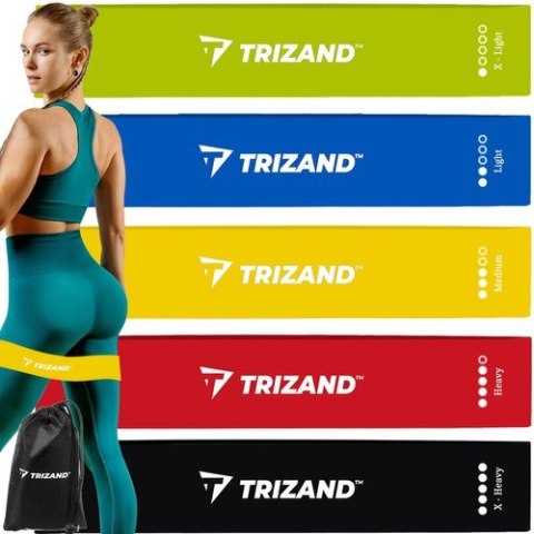 ZESTAW GUM DO ĆWICZEŃ- 5SZT TRIZAND 21955