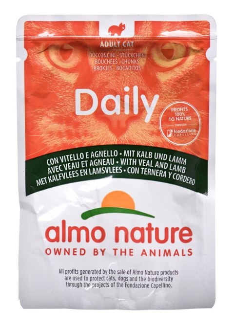 ALMO NATURE Daily Menu Cielęcina z jagnięciną 70g ALMO NATURE Daily Menu Cielęcina z jagnięciną 70g