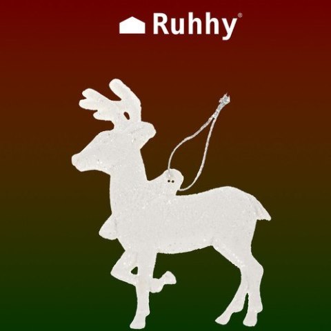 BOMBKI CHOINKOWE- RENIFERY 9SZT. RUHHY 22517