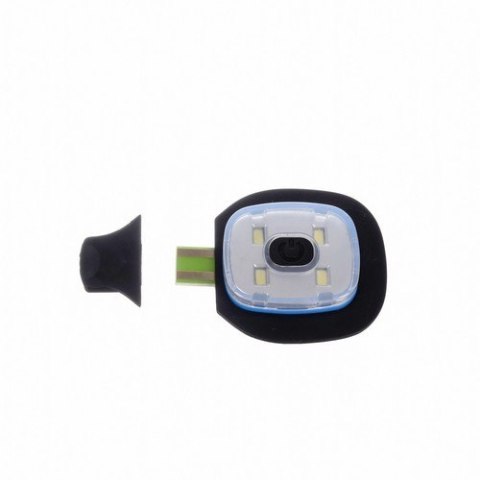 CZAPKA ZIMOWA Z LATARKĄ- CZARNA TRIZAND 22663