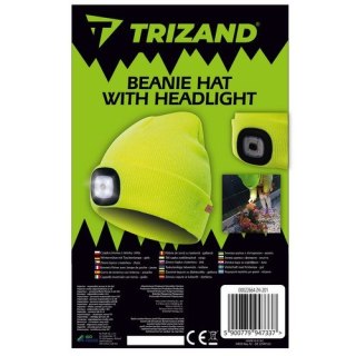 CZAPKA ZIMOWA Z LATARKĄ- ŻÓŁTA TRIZAND 22664
