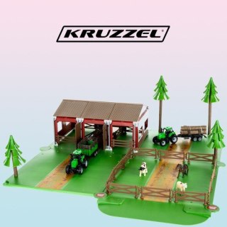 FARMA ZE ZWIERZĘTAMI + 2 AUTKA ROLNICZE 22404