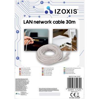 KABEL SIECIOWY LAN 30M IZOXIS 22532