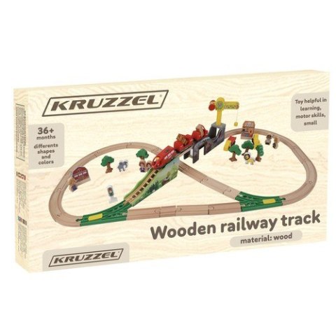 KOLEJKA DREWNIANA- TOR KRUZZEL 22495