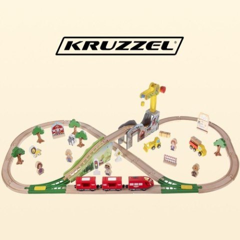 KOLEJKA DREWNIANA- TOR KRUZZEL 22495