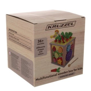 KOSTKA EDUKACYJNA DREWNIANA- SORTER KRUZZEL 22566