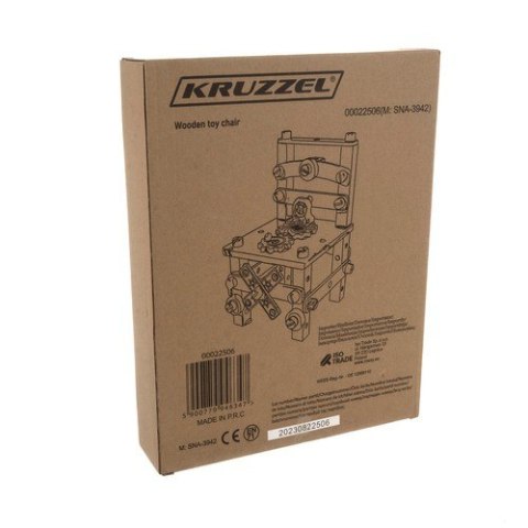 KRZESŁO DREWNIANE MONTAŻOWE KRUZZEL 22506