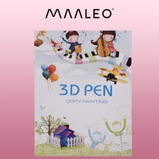 KSIĄŻKA Z SZABLONAMI DO DŁUGOPISU 3D MAALEO 22734