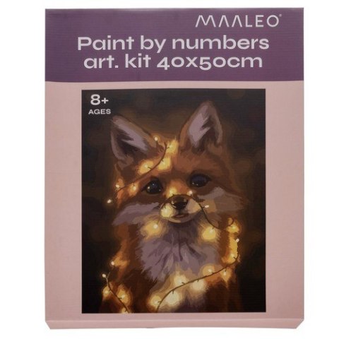 MALOWANIE PO NUMERACH 40X50CM- LISEK MAALEO 22782