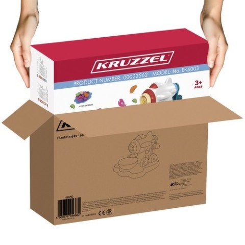 MASA PLASTYCZNA- ZESTAW KRUZZEL 22562 MASA PLASTYCZNA- ZESTAW KRUZZEL 22562