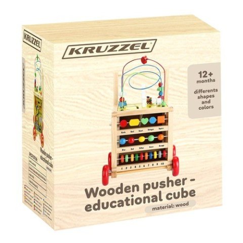 PCHACZ DREWNIANY- KOSTKA EDUKACYJNA 22606
