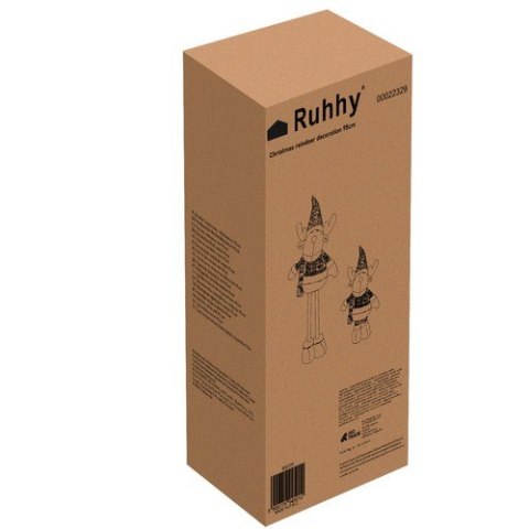 RENIFER ŚWIĄTECZNY- TELESKOPOWY 95CM RUHHY 22329